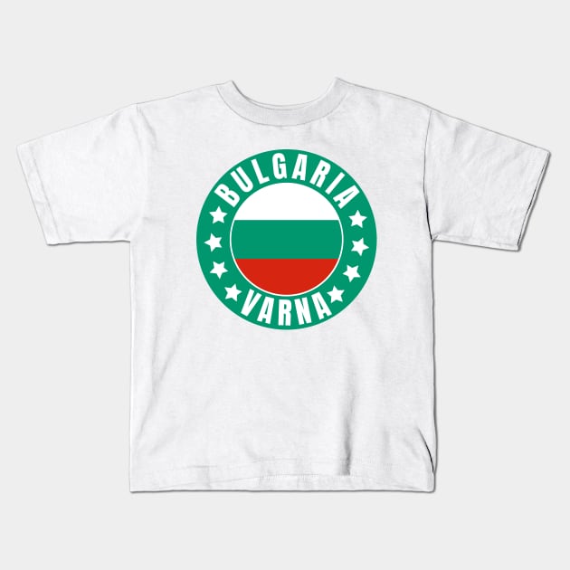 Varna Kids T-Shirt by footballomatic